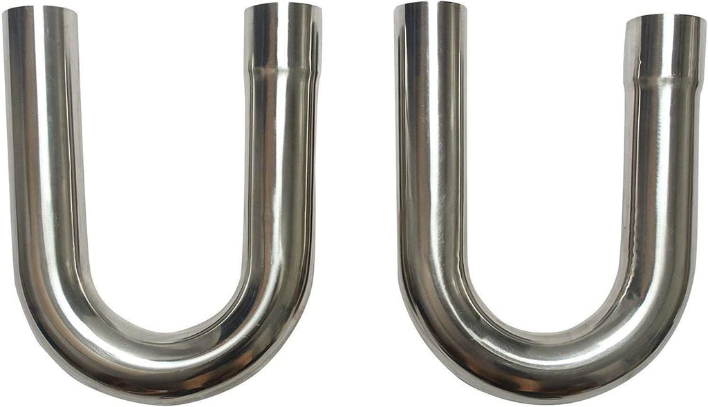 2.25 Stainless Steel Mandrel Bend Exhaust Kit Tubing 8PCS H1372