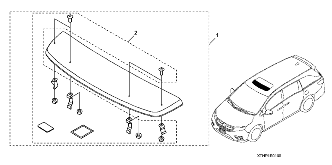 Moonroof Visor X137362