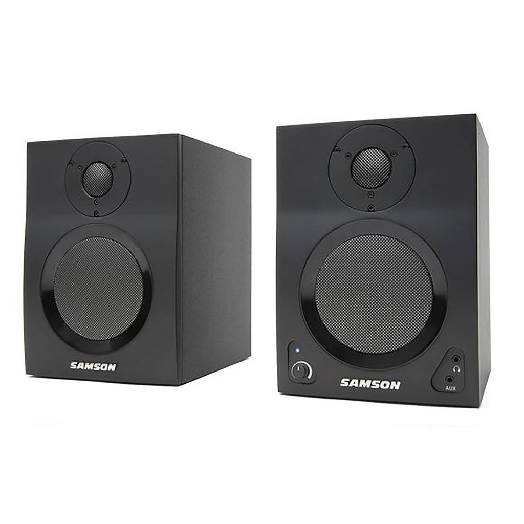 Black Satin 2-Way Monitor Speakers, Pair Q23863