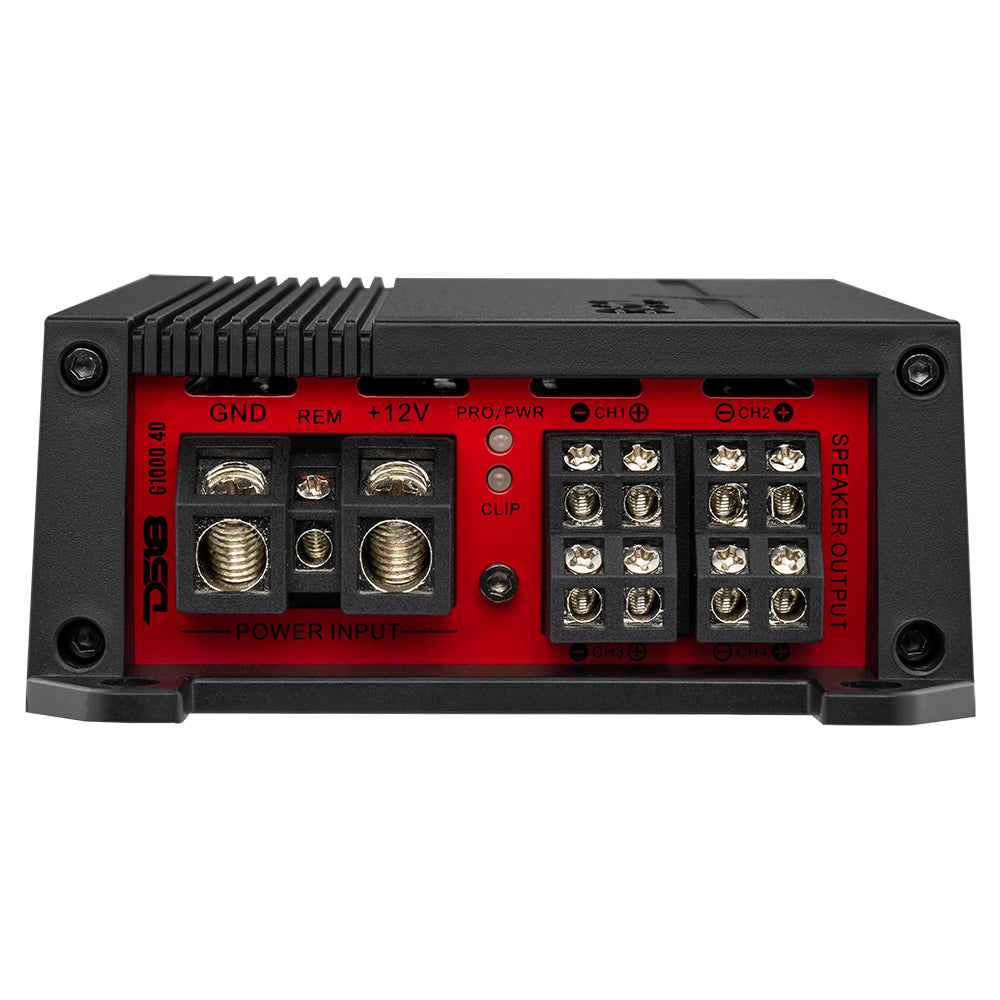 1000 Watts Max 4-Channel Class-D Car Audio Amplifier N1984