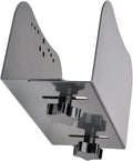 Adjustable Steel Computer Mount for CPU Displays 4-6.25 inches, Wall Mountable, Gray, Pack of 2 M9434