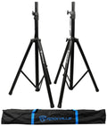 Tripod DJ PA Speaker Stands with Carrying Case Black L79531