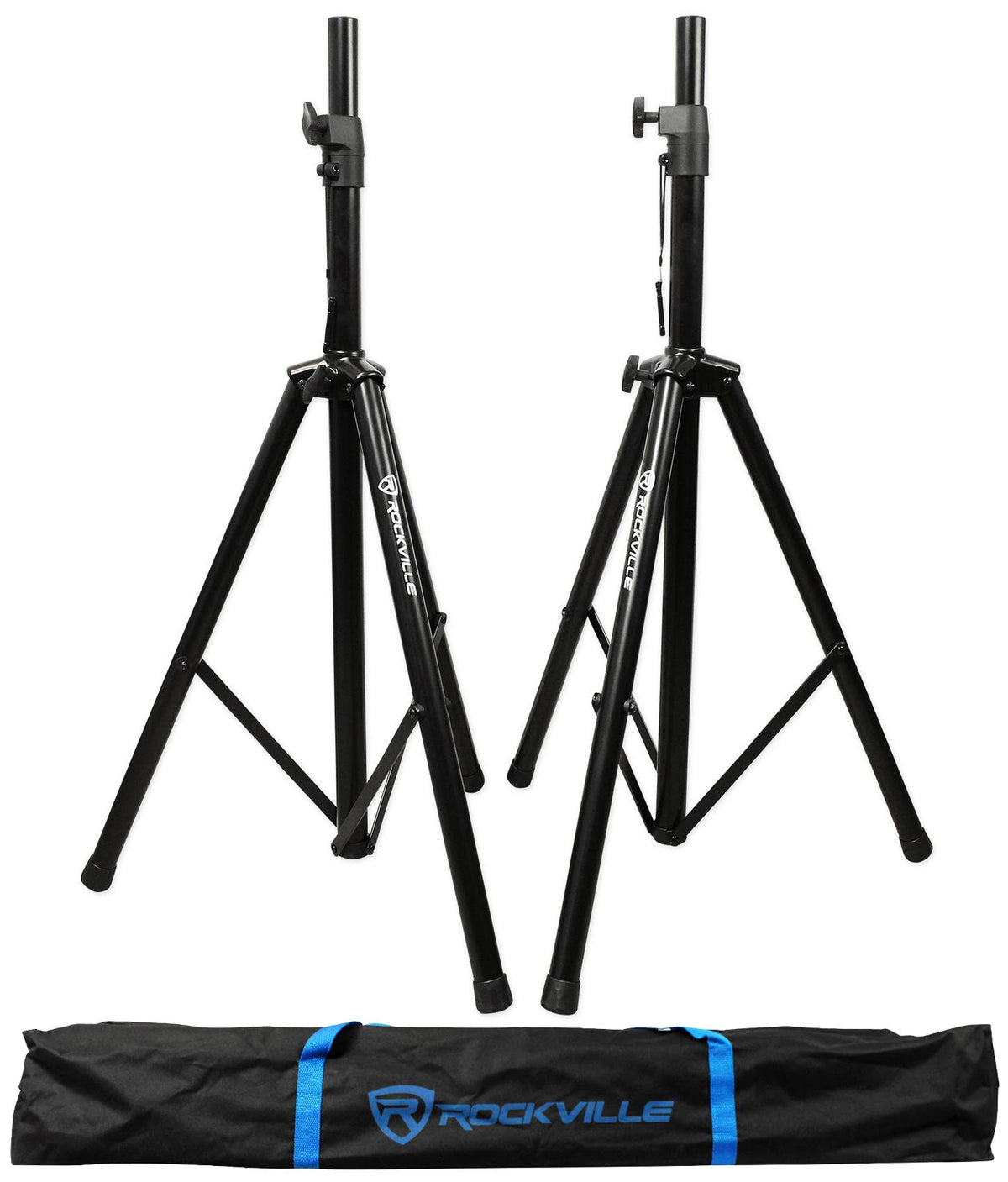 Tripod DJ PA Speaker Stands with Carrying Case Black L79531