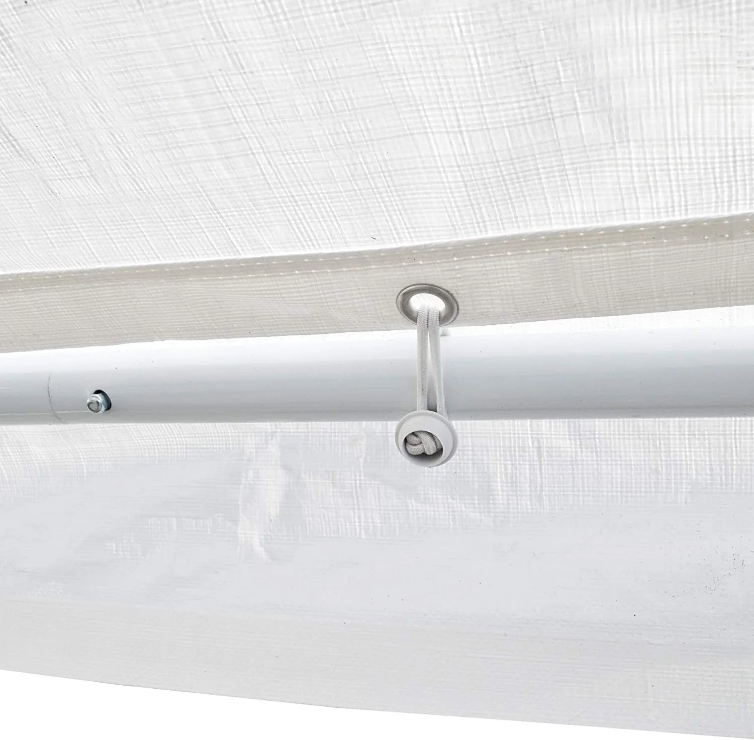 White 10' x 15' Carport Shelter J3773