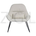 Beige Leisure Chair with Armrest O67910