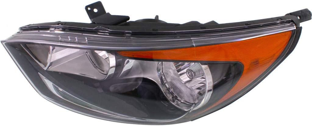 Kia Rio Headlight Assembly 2012-2017 Driver Side Halogen M453