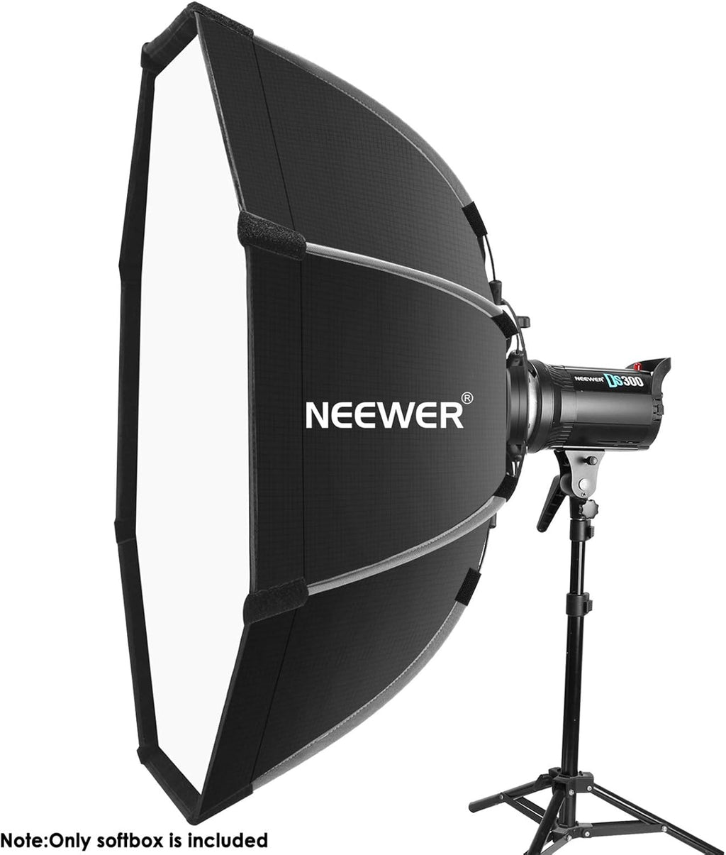 26 Inches Foldable Octagonal Softbox with Bowens Mount Speedring, Carrying Case O54407