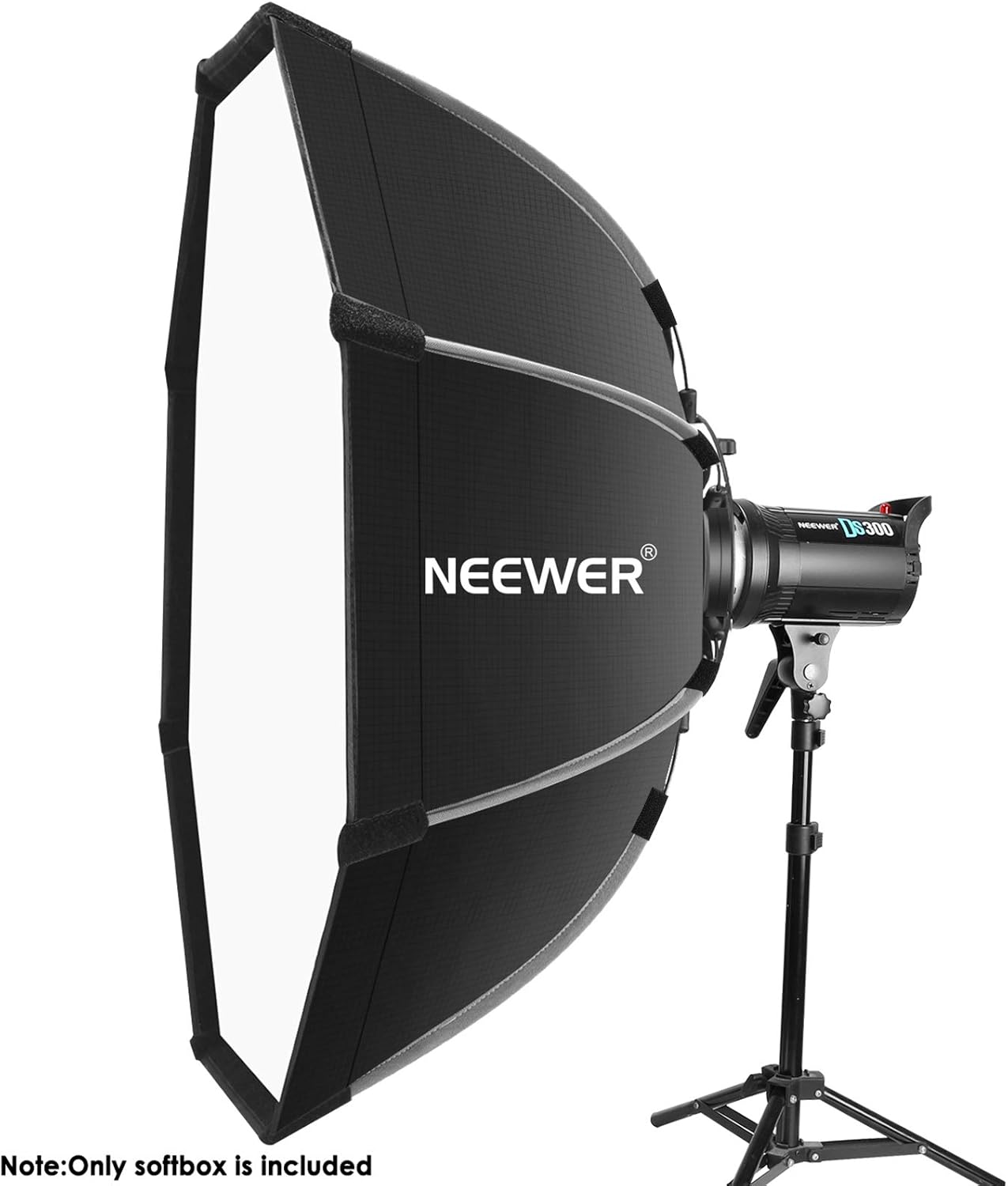 26 Inches Foldable Octagonal Softbox with Bowens Mount Speedring, Carrying Case O54407