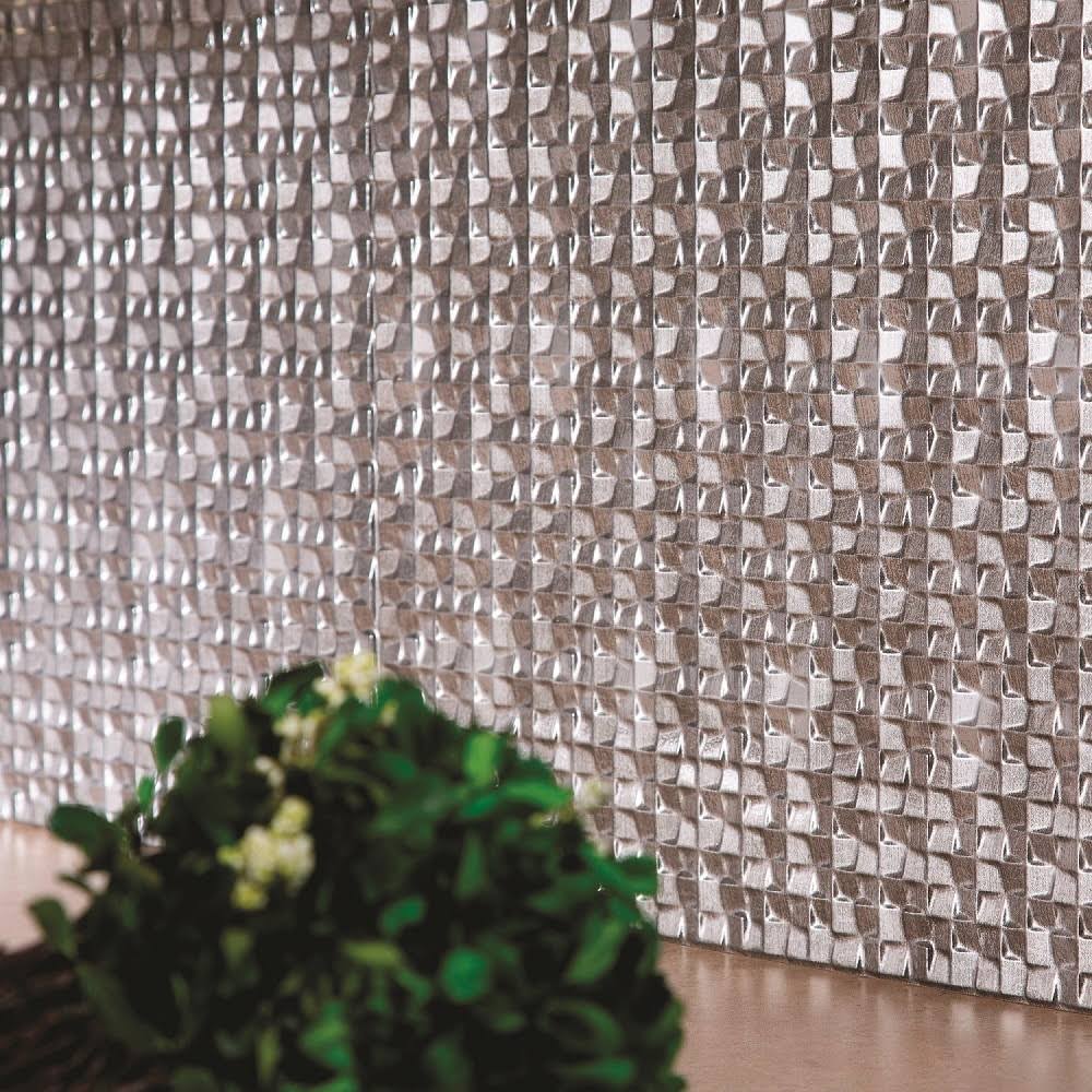 18in x 24in Silver Backsplash Panel (5 Pack) U95068