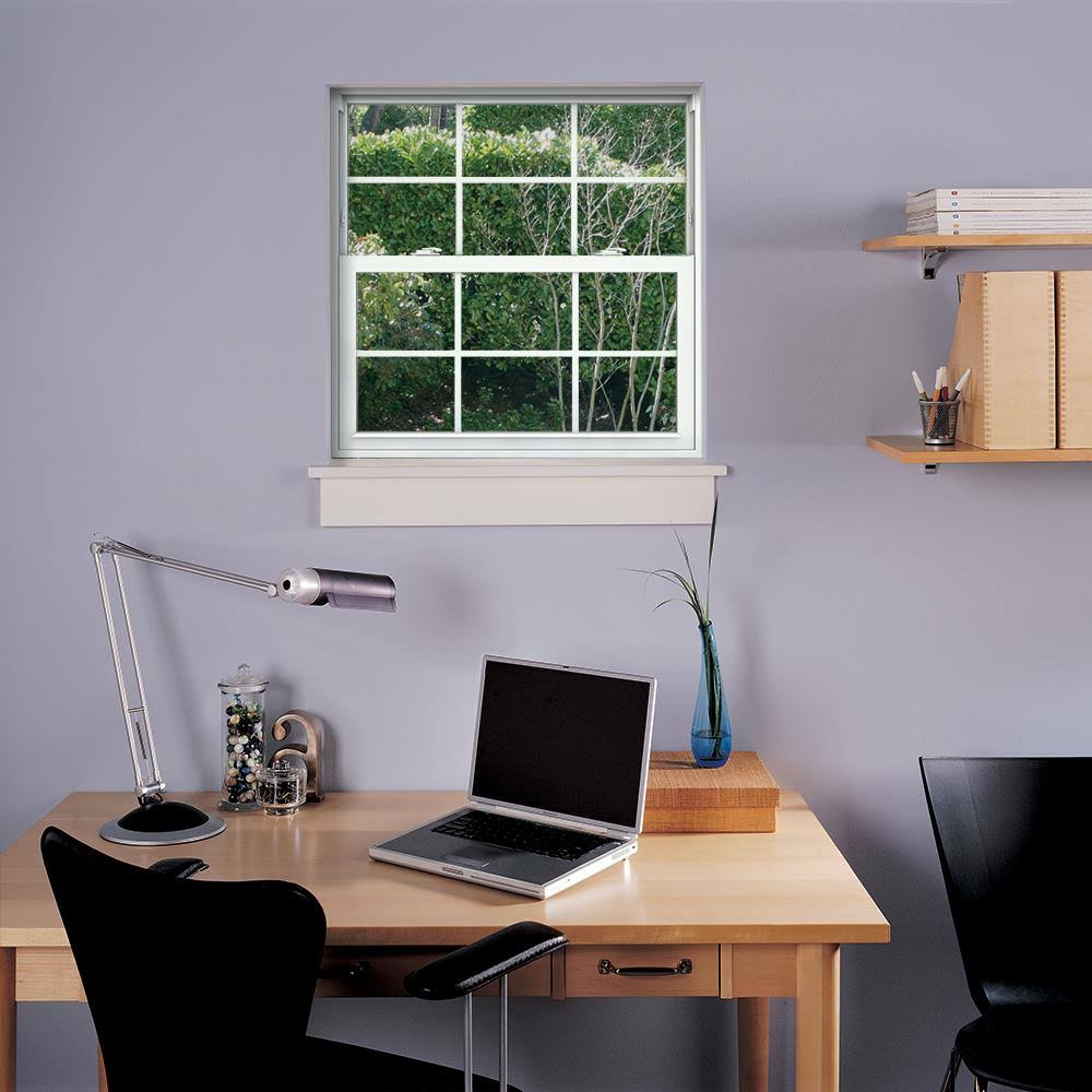 White Vinyl Single Hung Window O51687