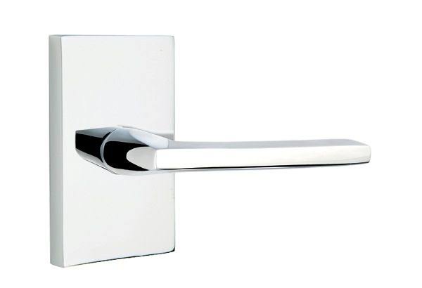 Polished Chrome Passage Lever Set W976