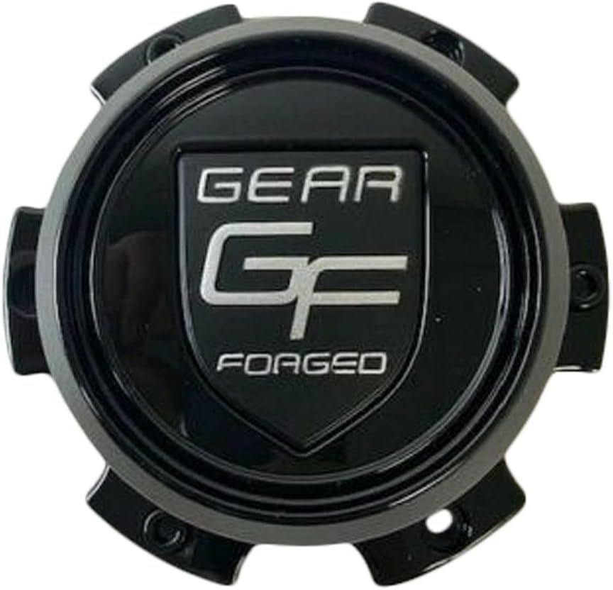 Gloss Black Wheel Center Cap 6 Lug Pack of 2 H3779