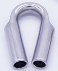 Wire Rope Tube Thimble 316 Stainless Steel 14mm 50-Pack I920
