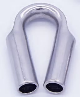 Wire Rope Tube Thimble 316 Stainless Steel 14mm 50-Pack I920