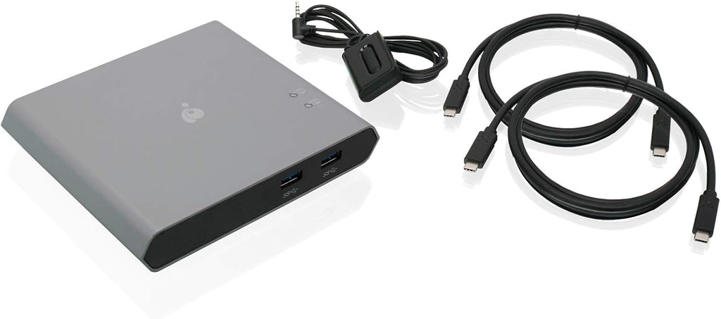 2-Port HDMI KVM Switch with Cables and Audio, Black F68764