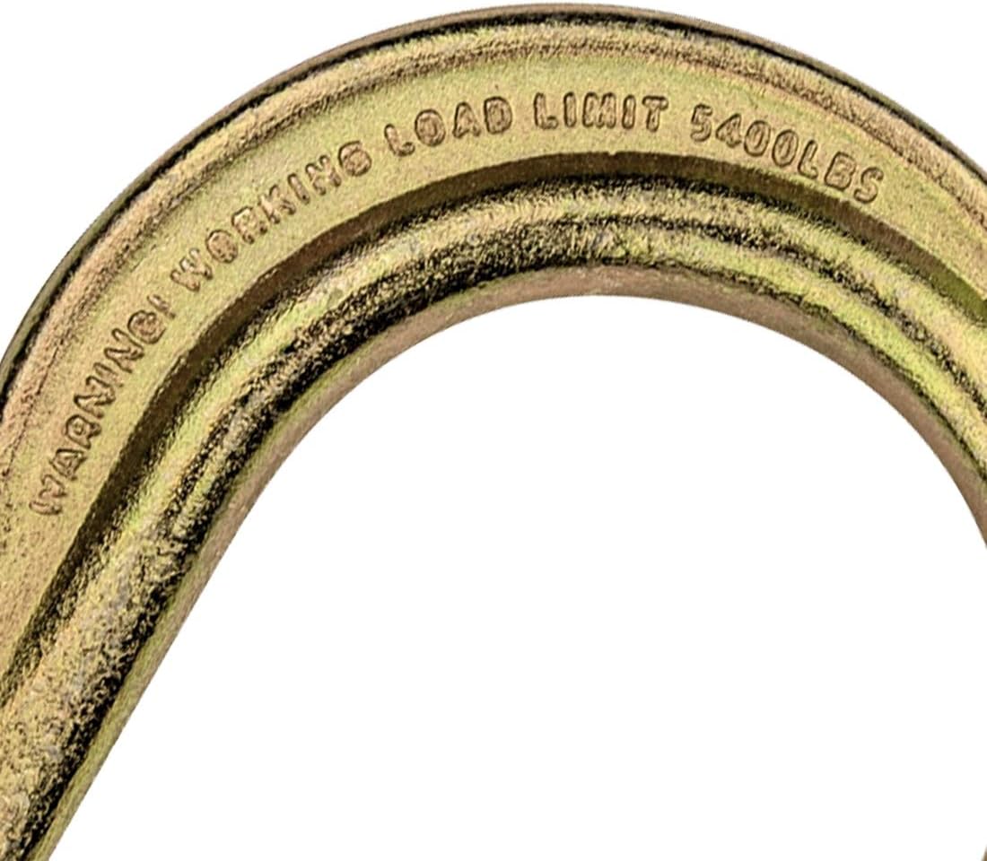 Tow Chain with Forged J Hook and Grab Hook, Grade 70, 6 Foot, Pack of 2 R12462