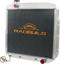 4 Row Aluminum Radiator for Ford F-100 F-250 F-350 Pickup Truck A5865
