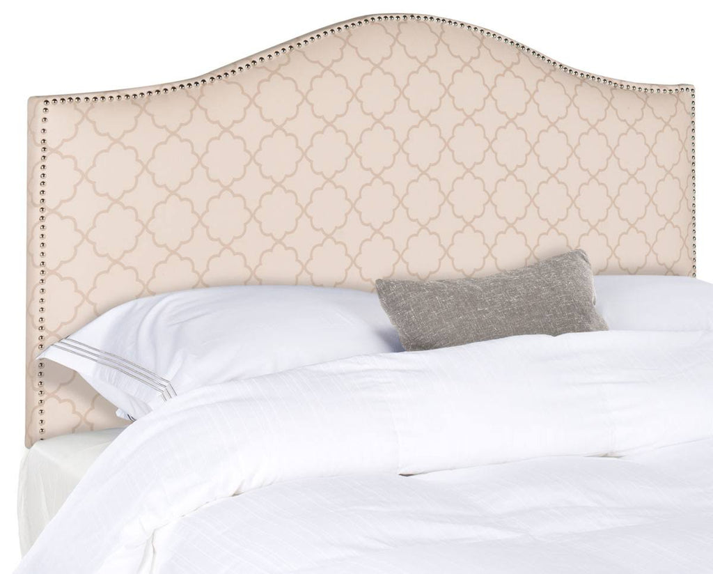 Pink/Beige Queen Headboard X386458