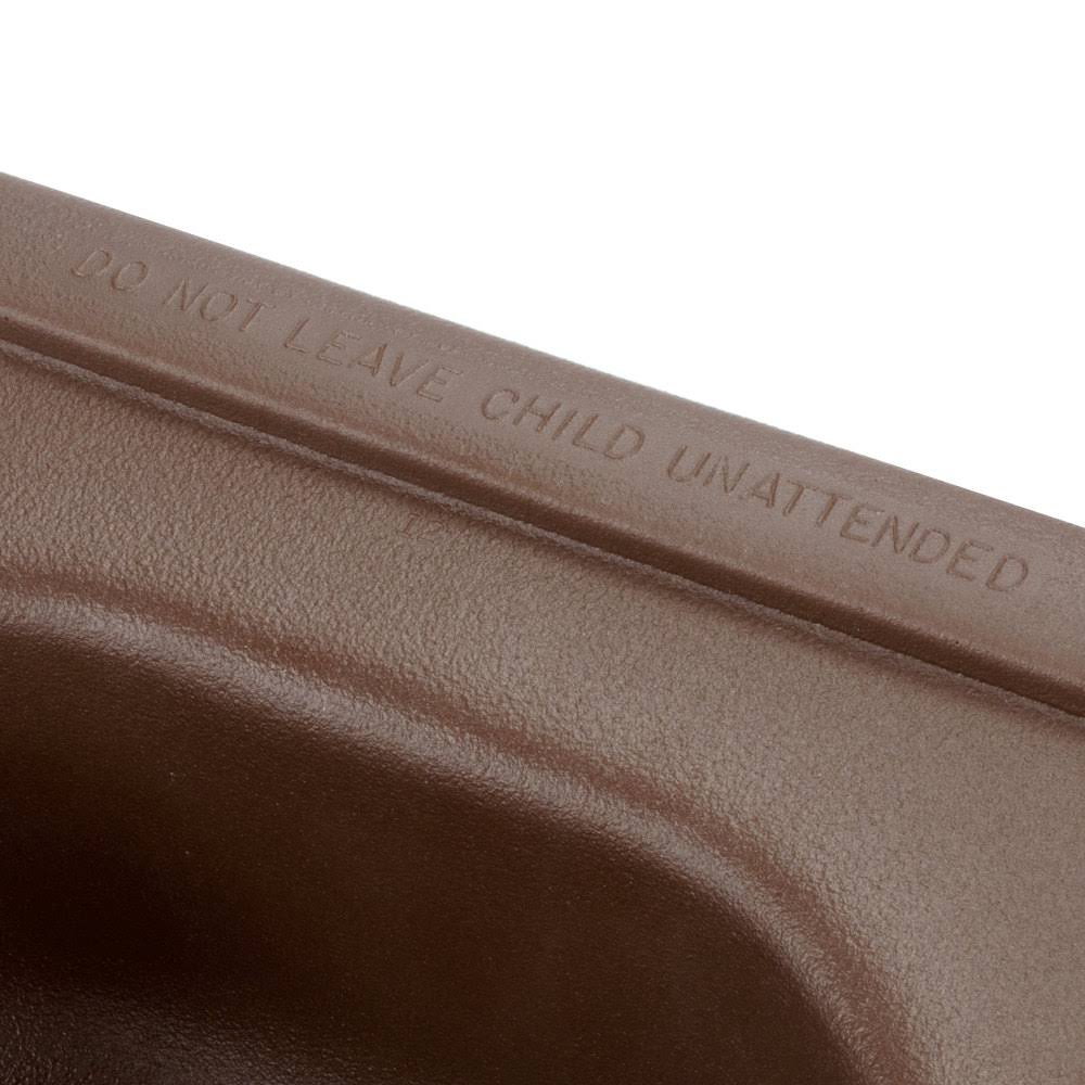 Brown Dual Height Booster Seat with Safety Strap E79208