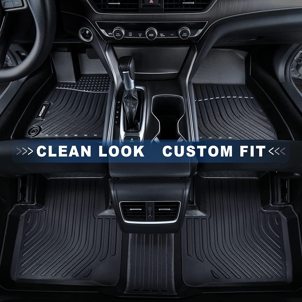 Black All Weather Car Floor Mats Set U101666