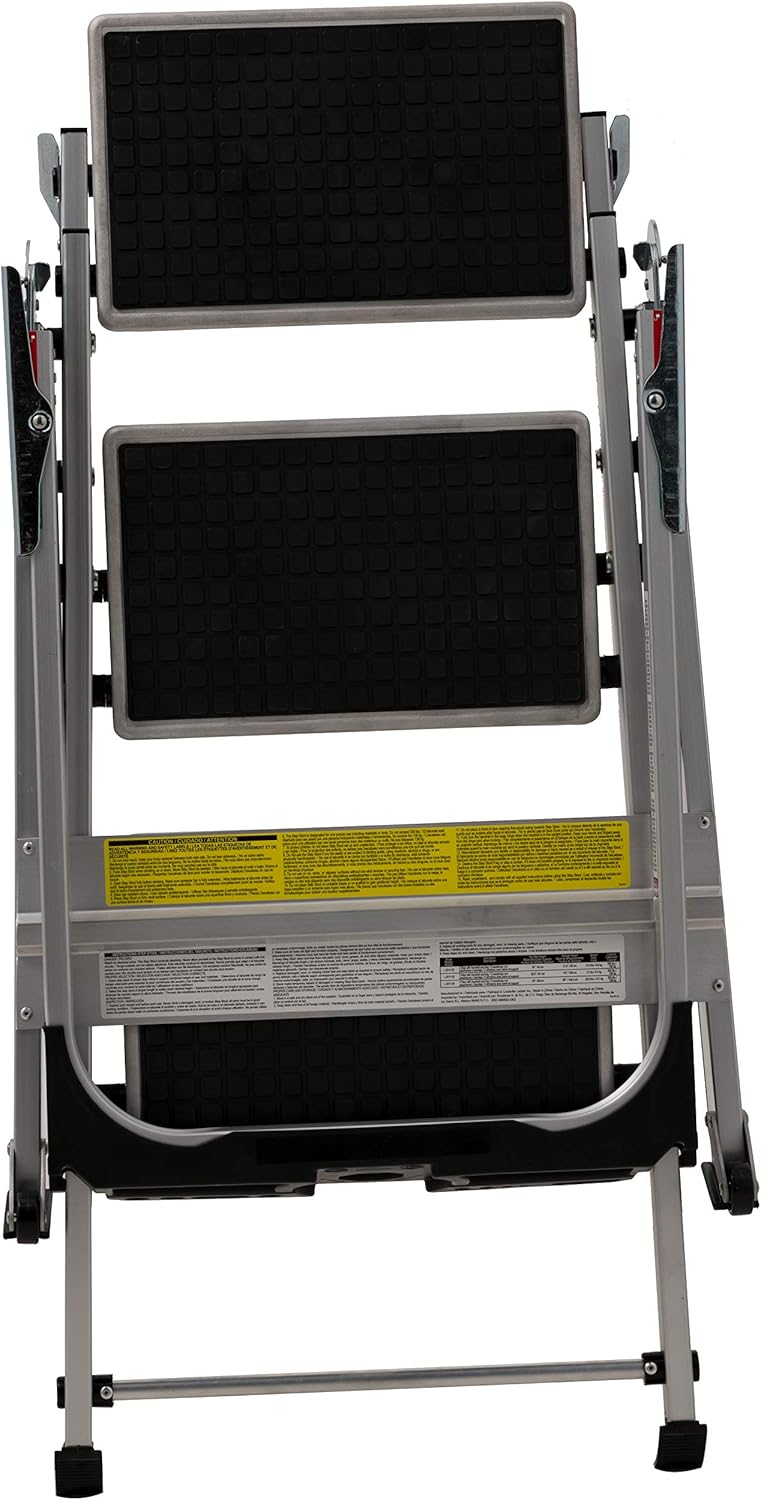 3-Foot Step Stool, 300-Pound Capacity, Silver V583
