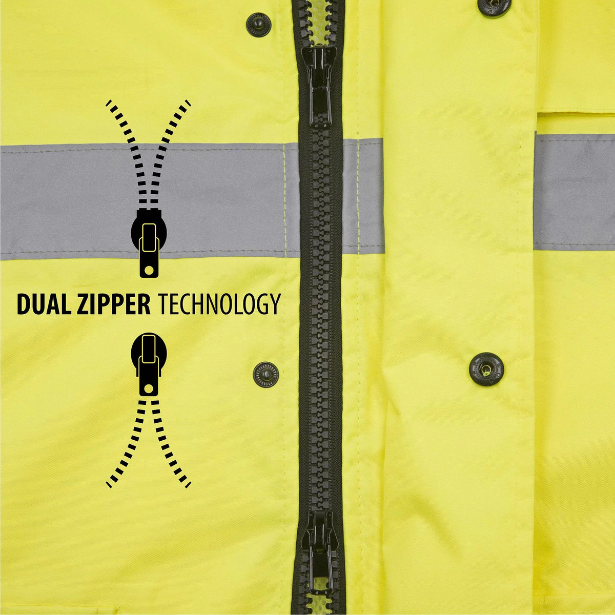Hi-Vis Safety Rain Jacket N797