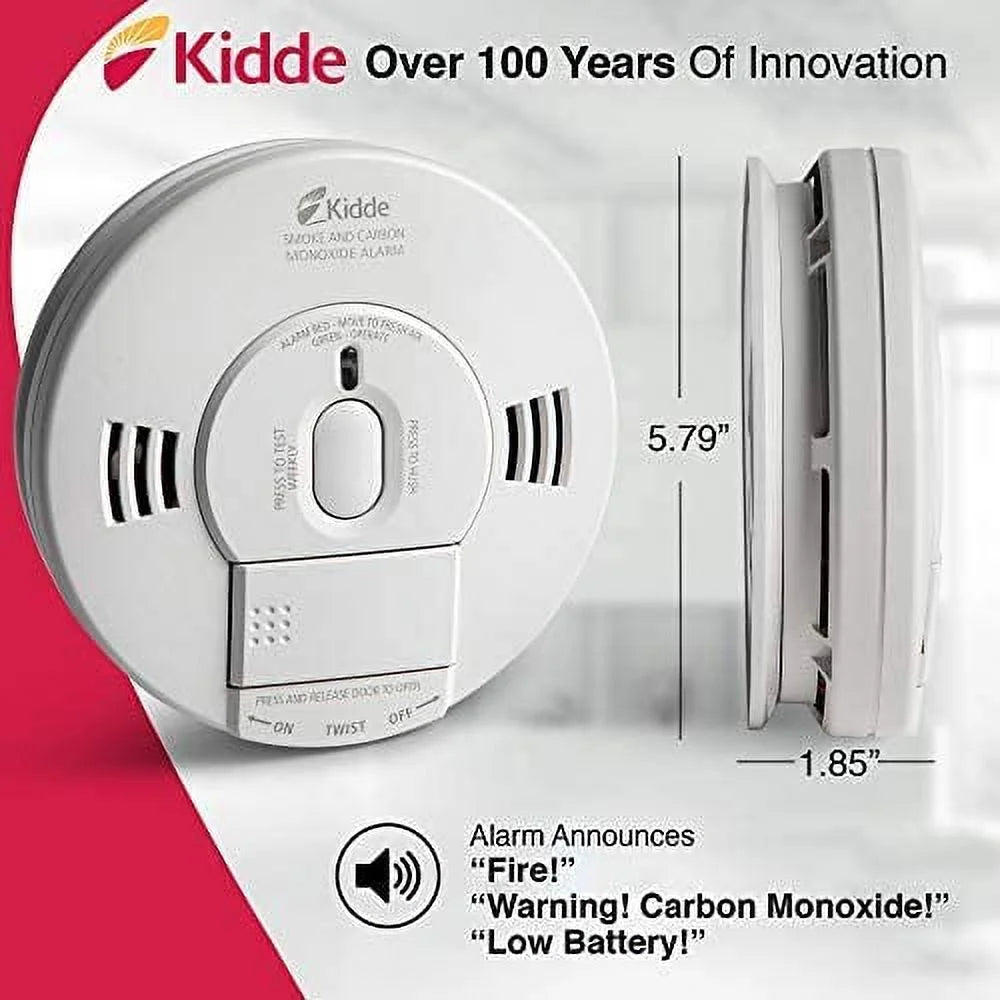 Hard-Wired Photoelectric Smoke and Carbon Monoxide Detector X8103