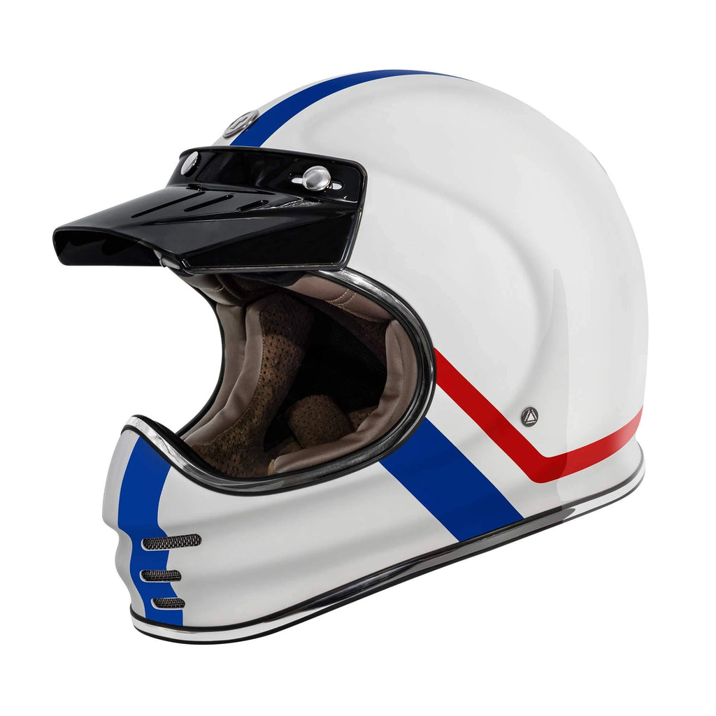 Retro MX Full Face Helmet J7053