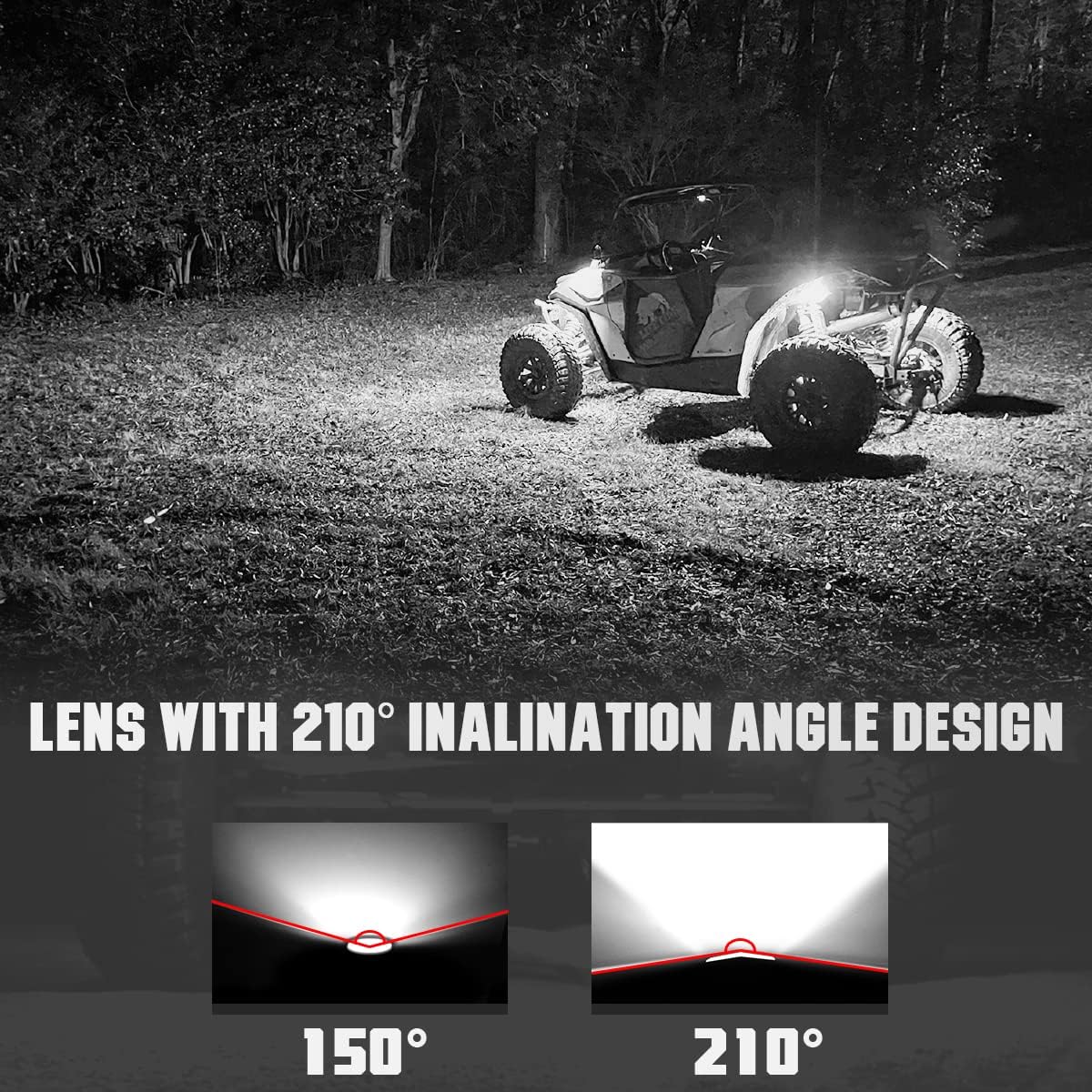 White LED Rock Lights 16PCS Z55684