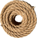 Twisted ProManila Rope Cordage 3 Strand Synthetic Polypropylene Rope 1 inch x 100 feet Pack of 2 A1460