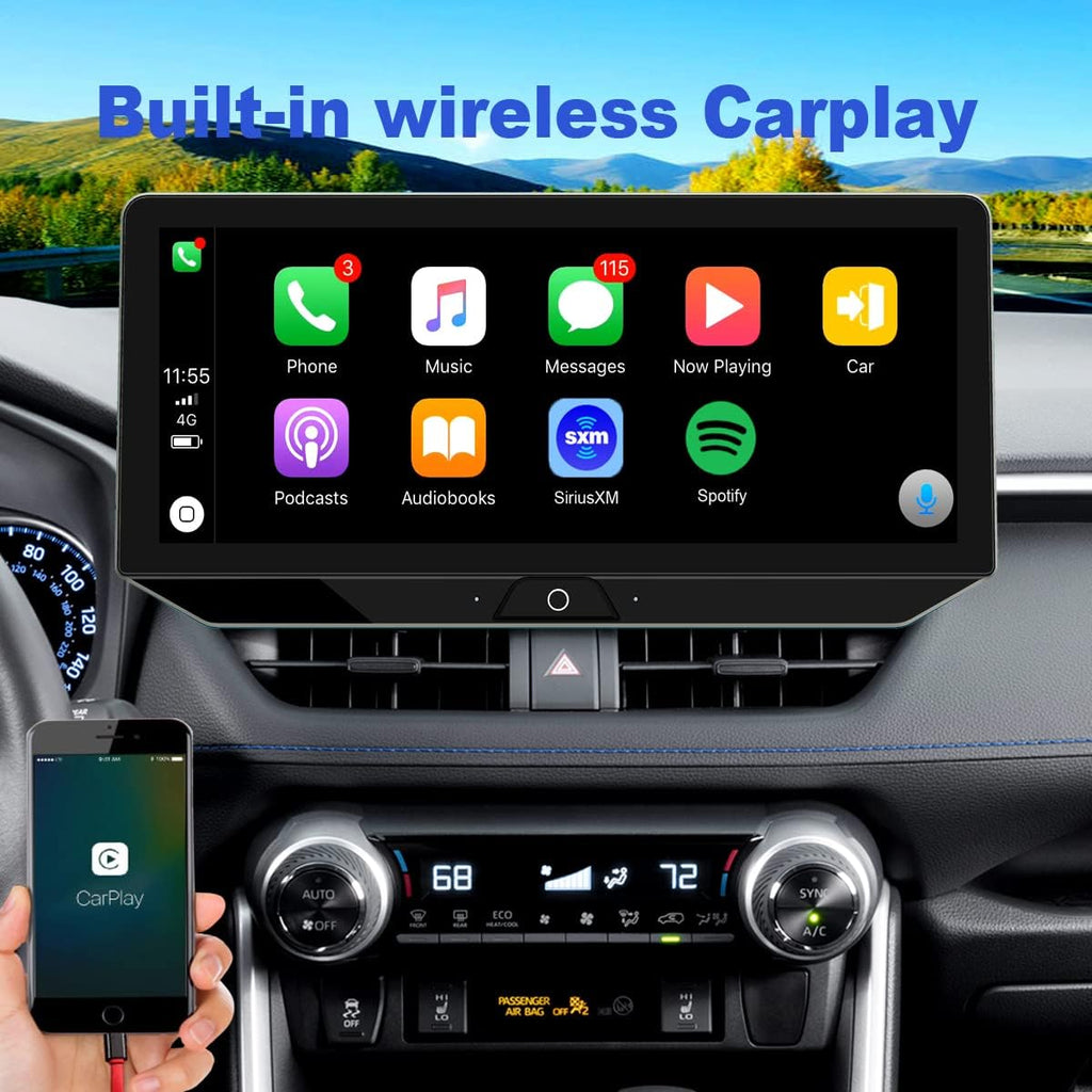 12.3inch Touch Screen Wireless Carplay Android Stereo R198