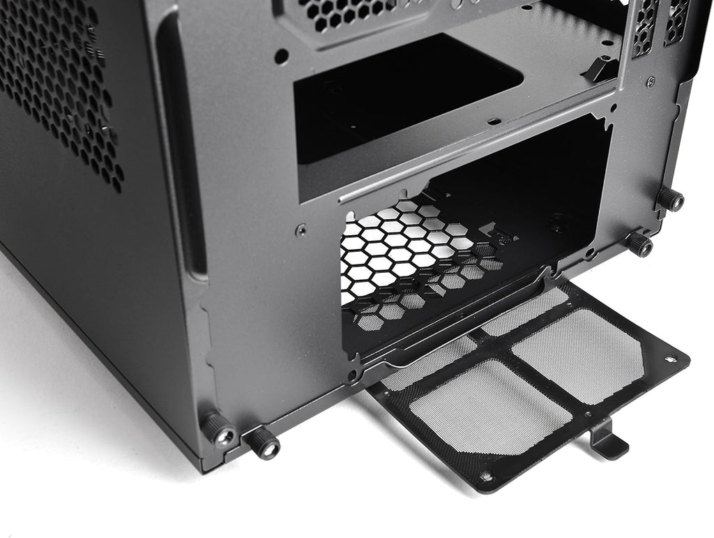 Black Mini ITX Cube Computer Case Q258525