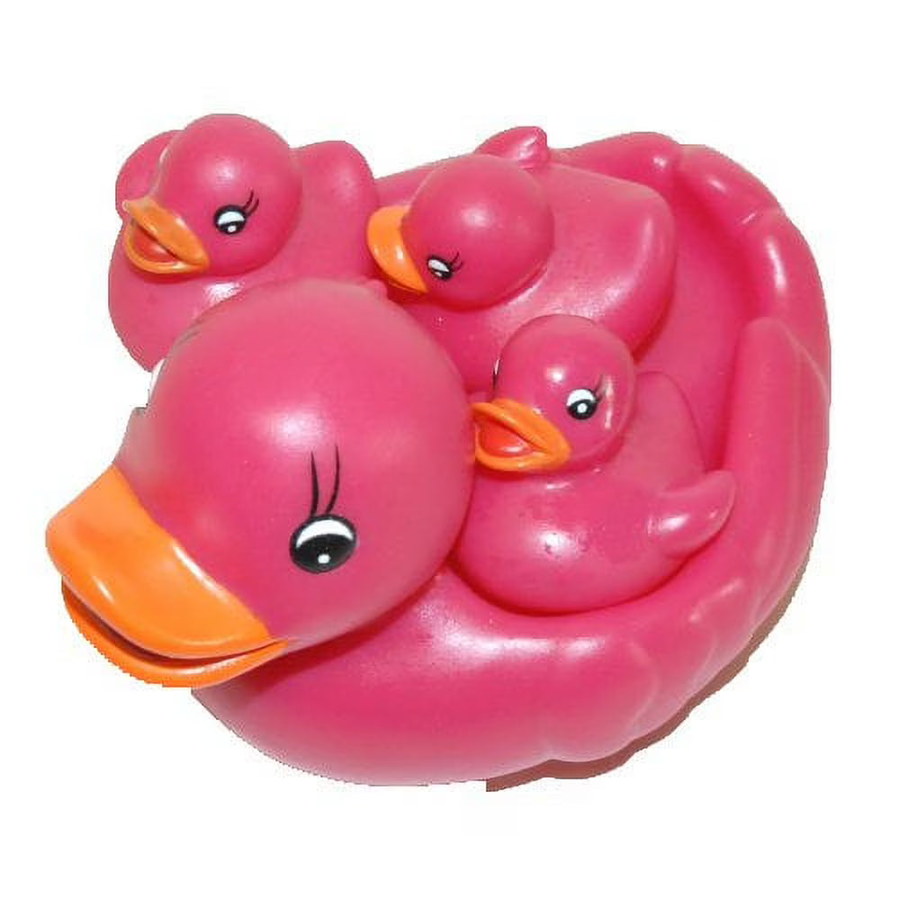 Fuchsia Rubber Duck Family Set of 4 N980941