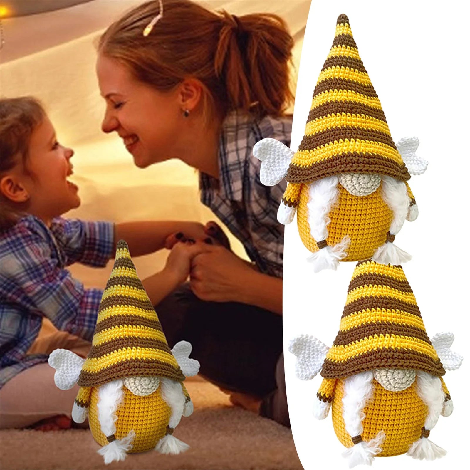 2 Pcs Plush Doll Home Decor Q840