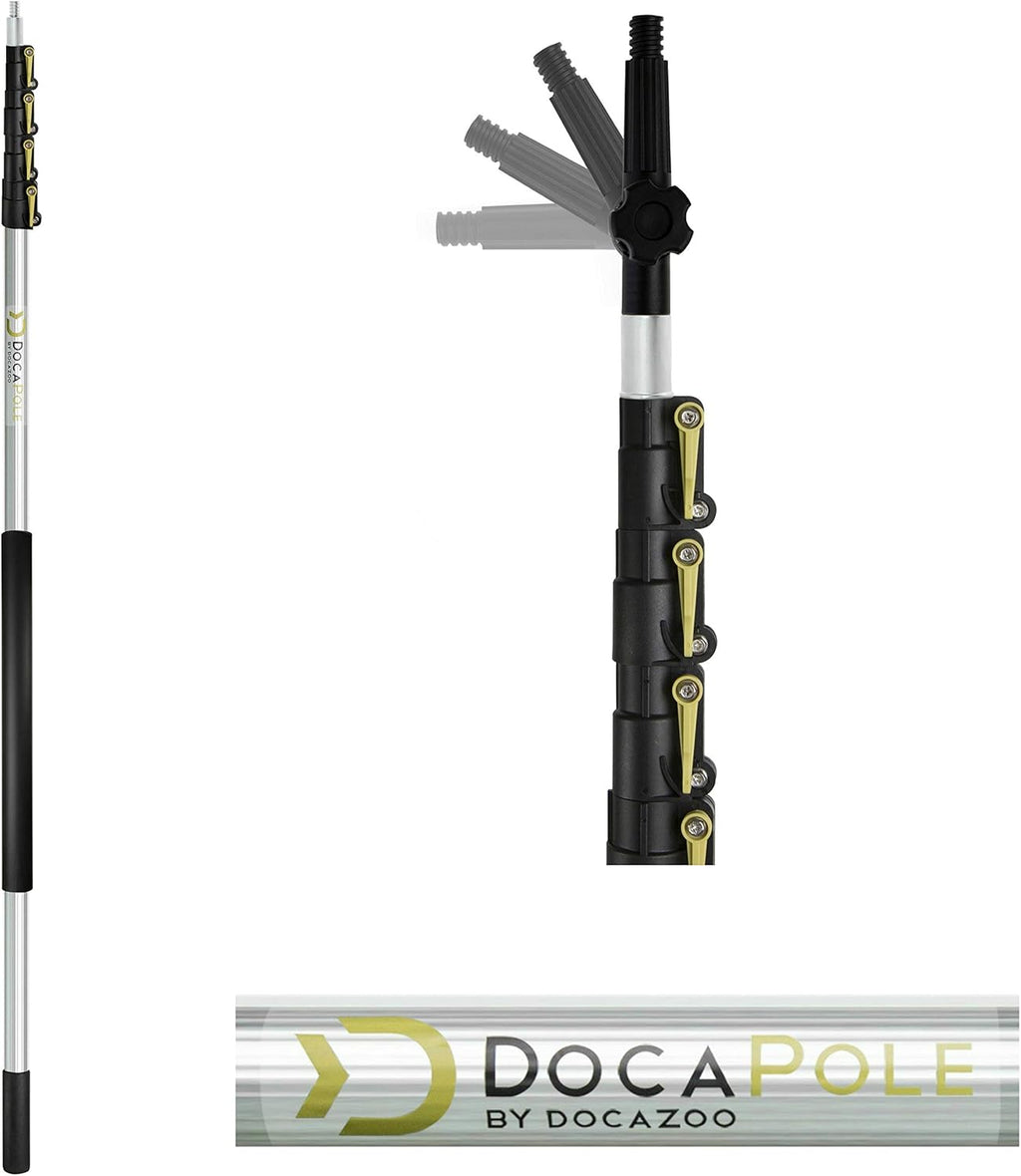 11 Inch Hard Bristle Deck Brush with Telescoping Pole R934