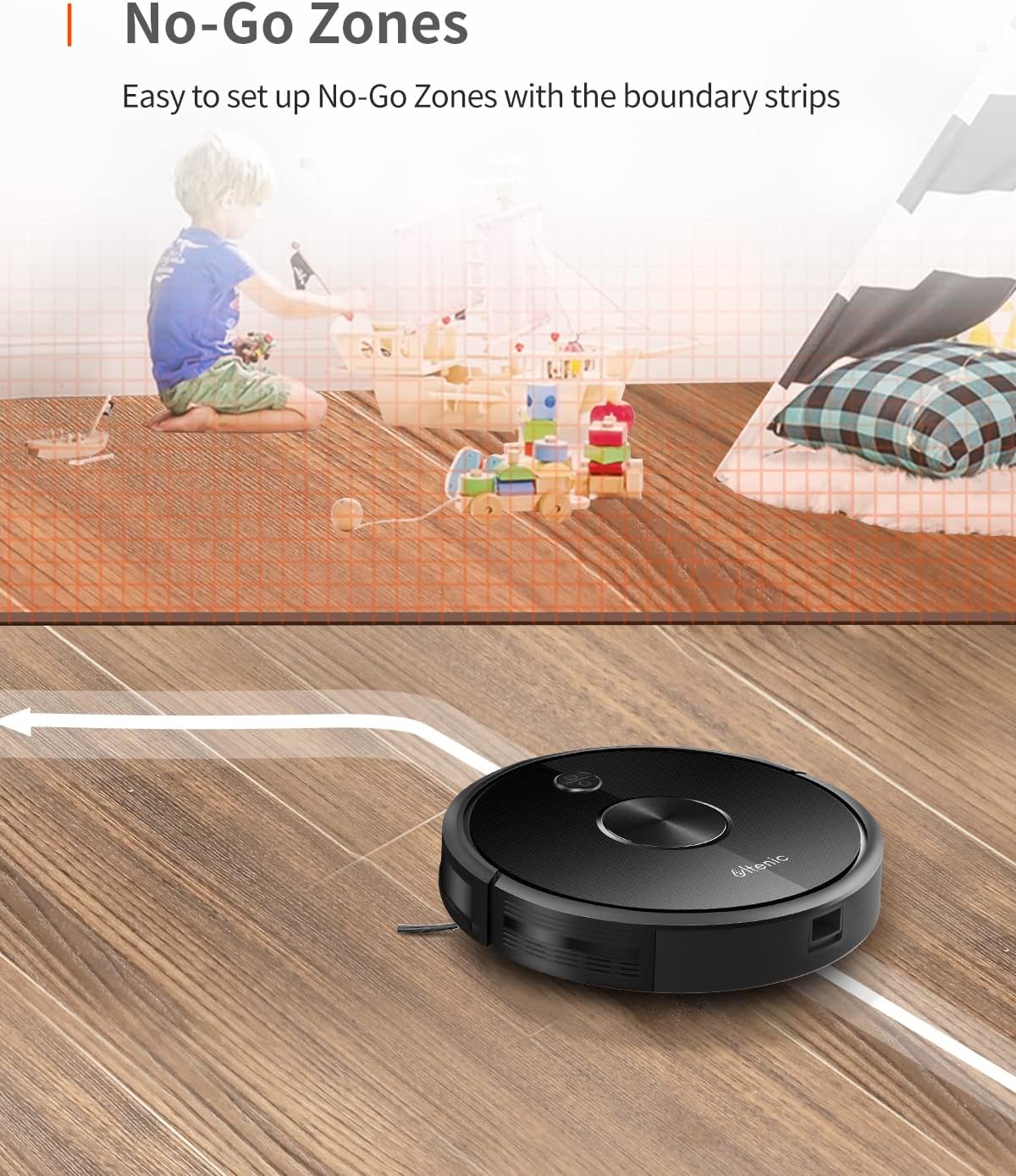 Robot Vacuum and Mop Combo, 3000Pa Suction G199804