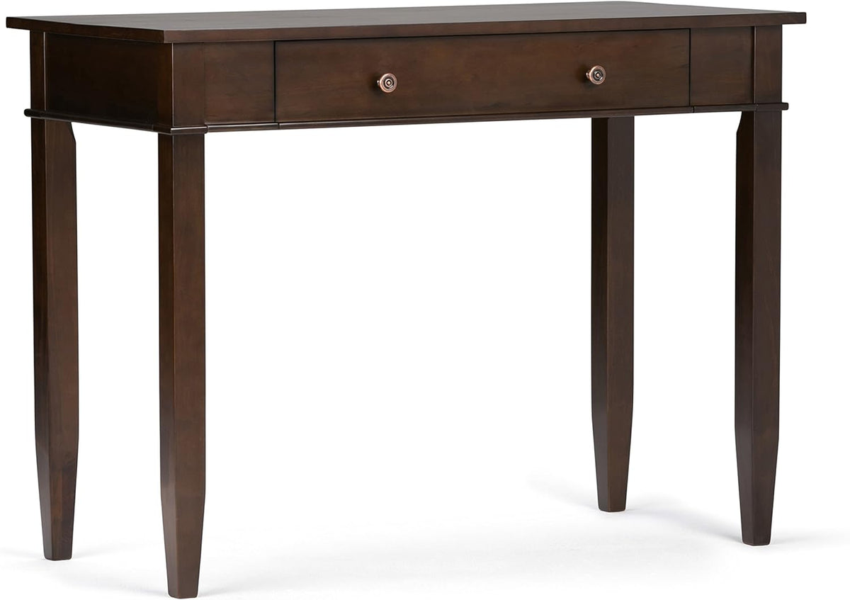 Farmhouse Grey 42 inch Solid Wood Desk with 1 Drawer G708920