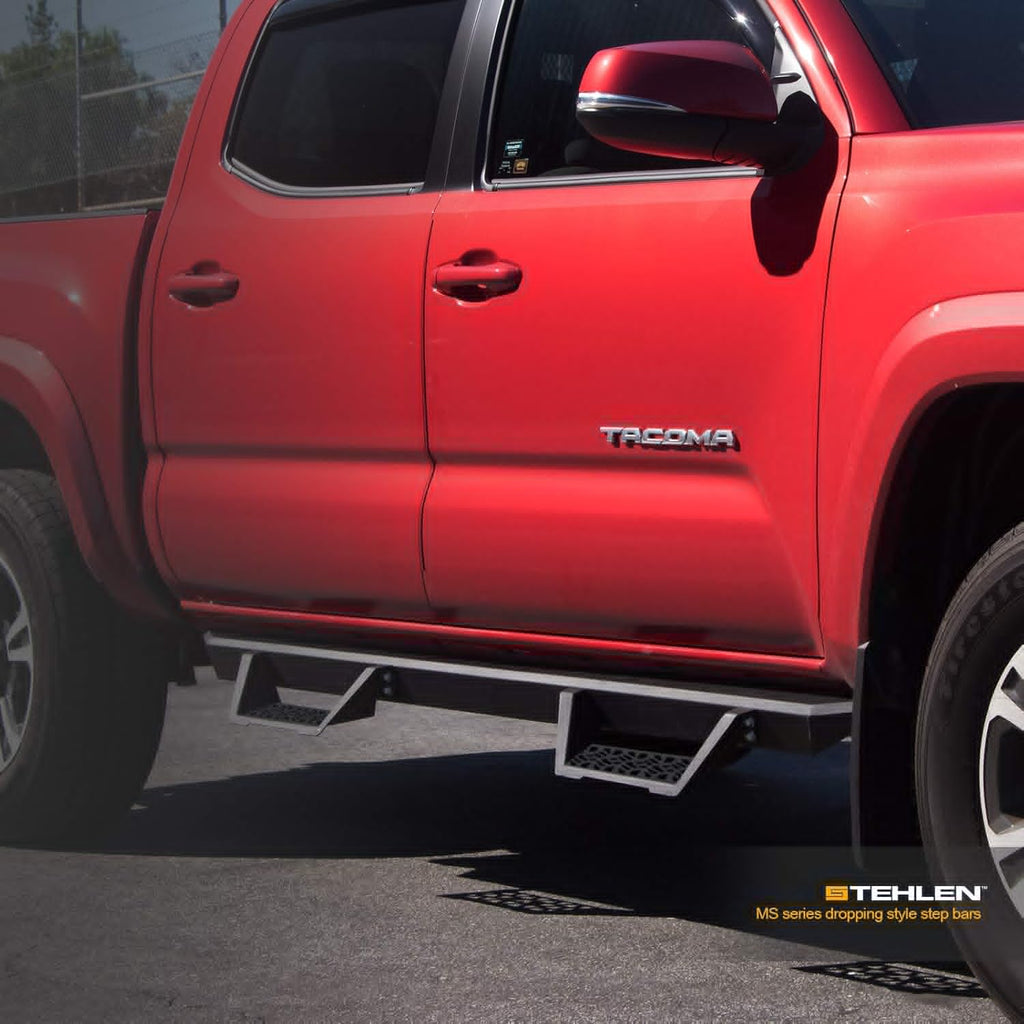 Matte Black Modular Drop Step Side Nerf Bars Rail Running Boards E196834