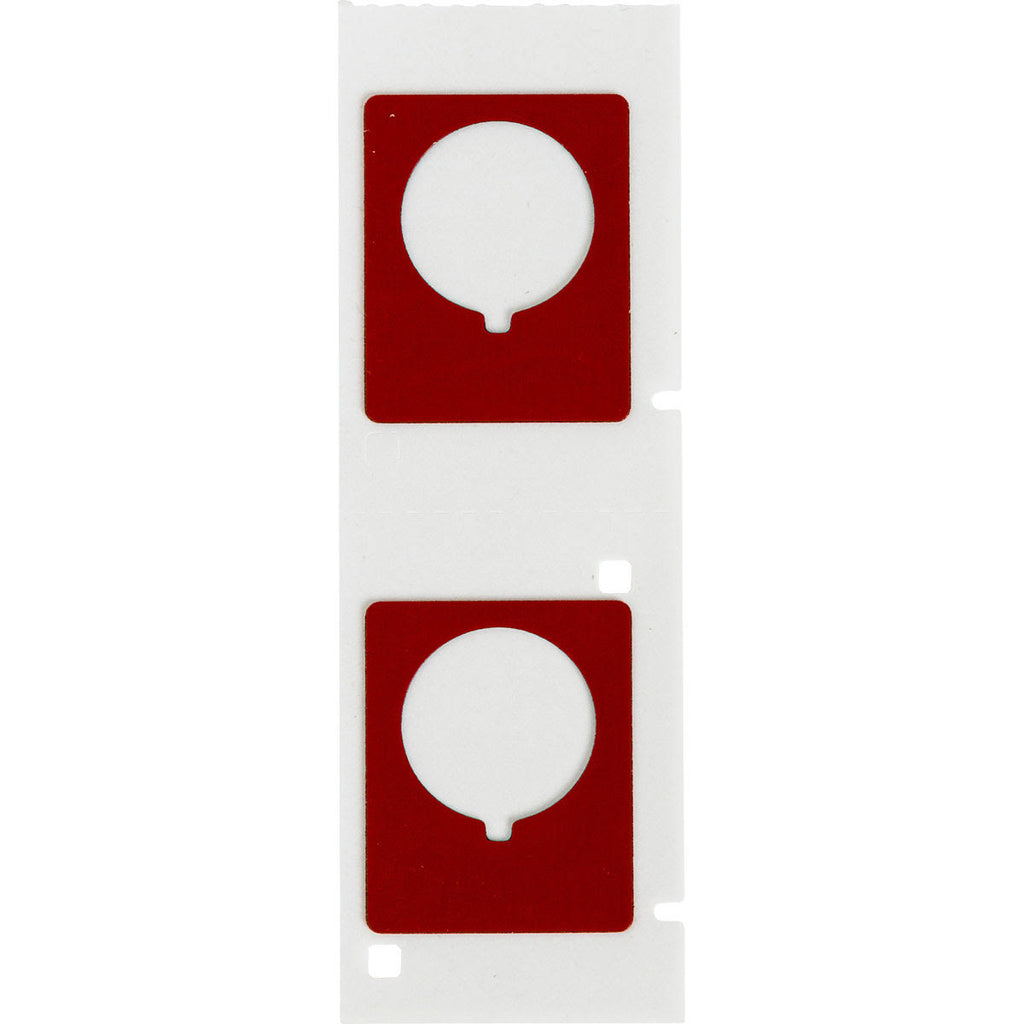 Raised Panel Label, 1.2 in W x 1-1/2 in H O75180