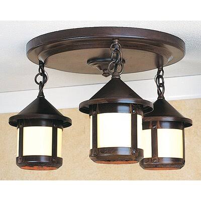 3 - Light 16x22 Semi Flush Mount B1030