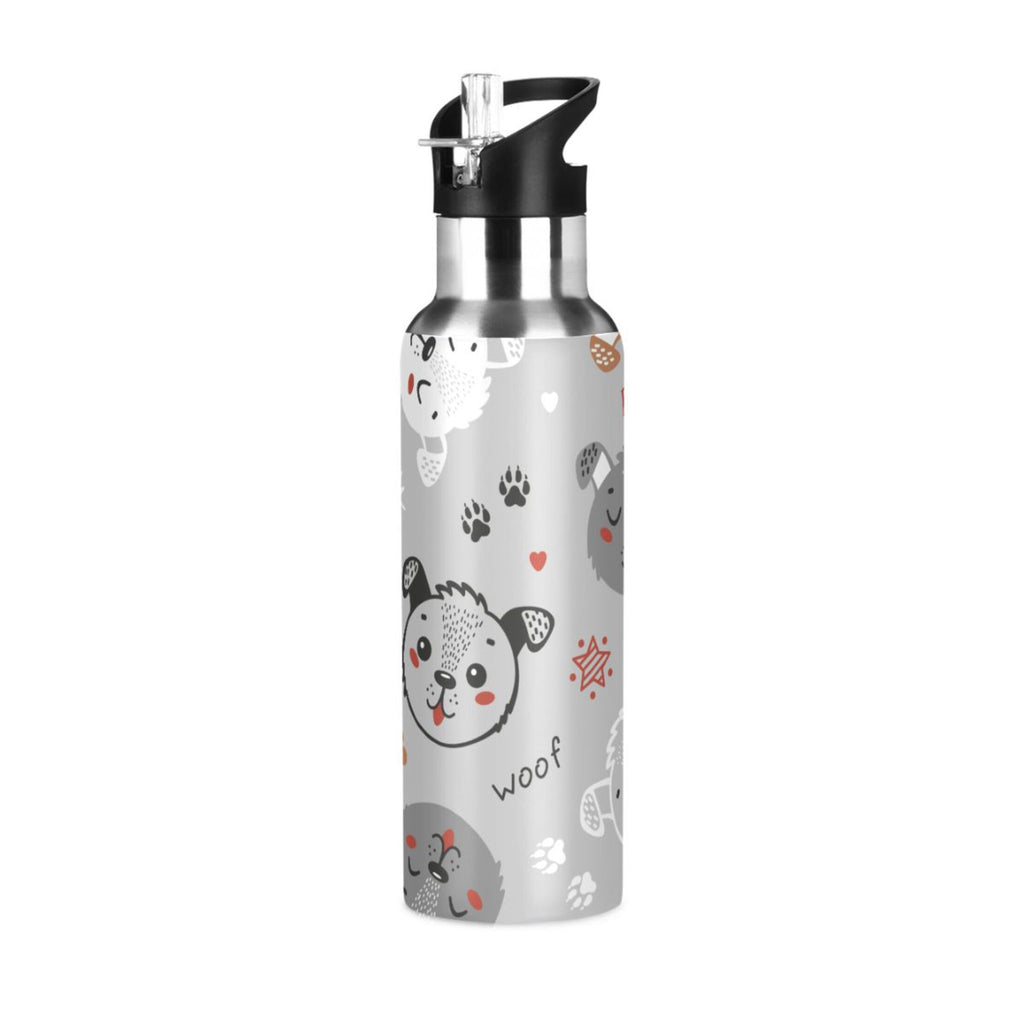Insulated Stainless Steel Water Bottle with Straw Lid 20 oz A3893