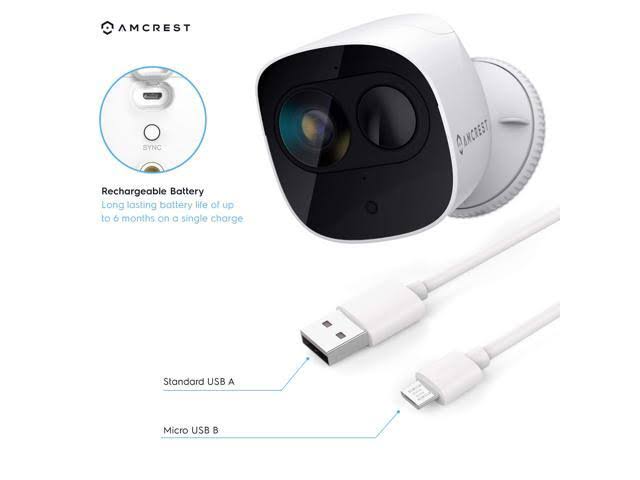 2MP Smart Home Battery Camera System S656