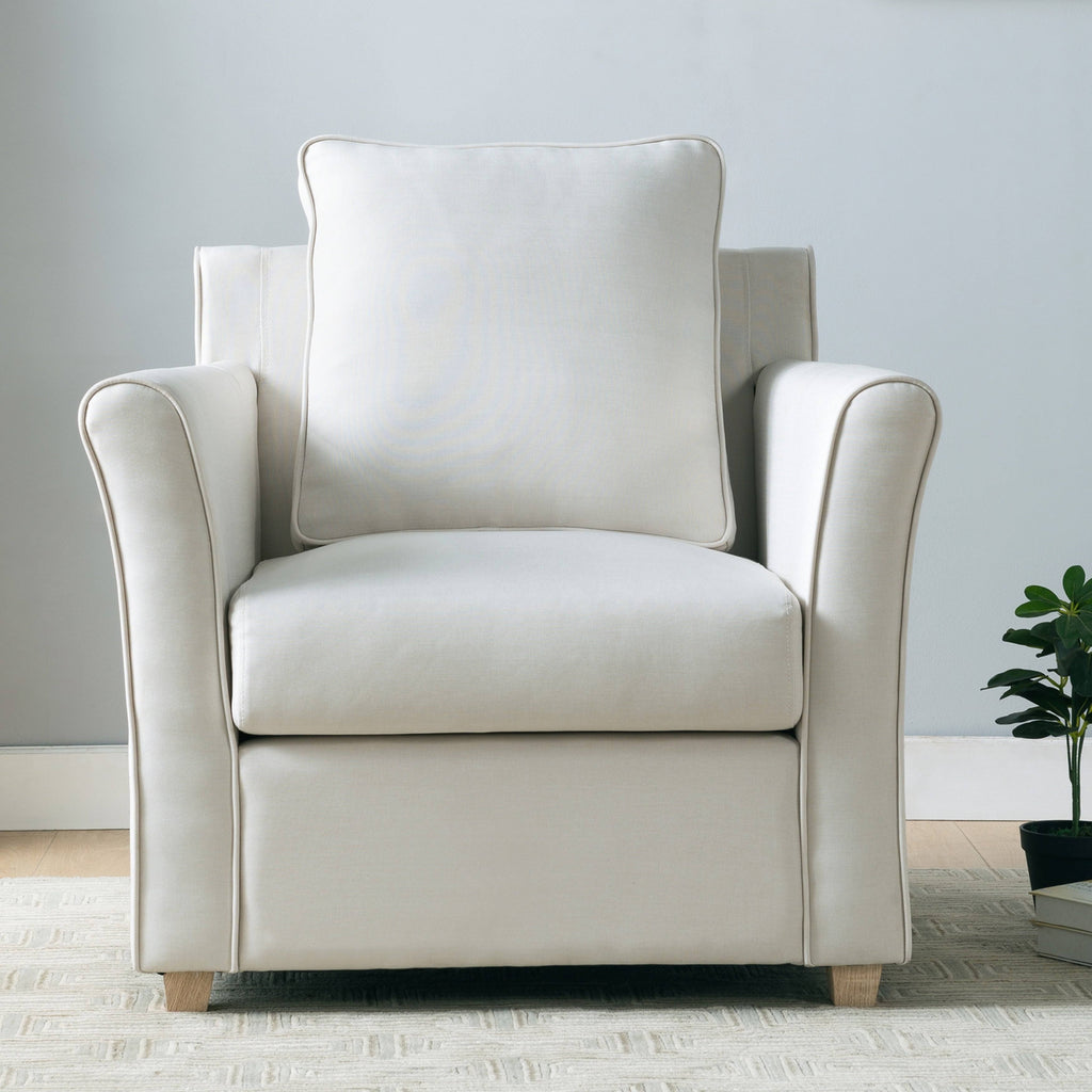 Grey Faux Leather Club Chair H3904