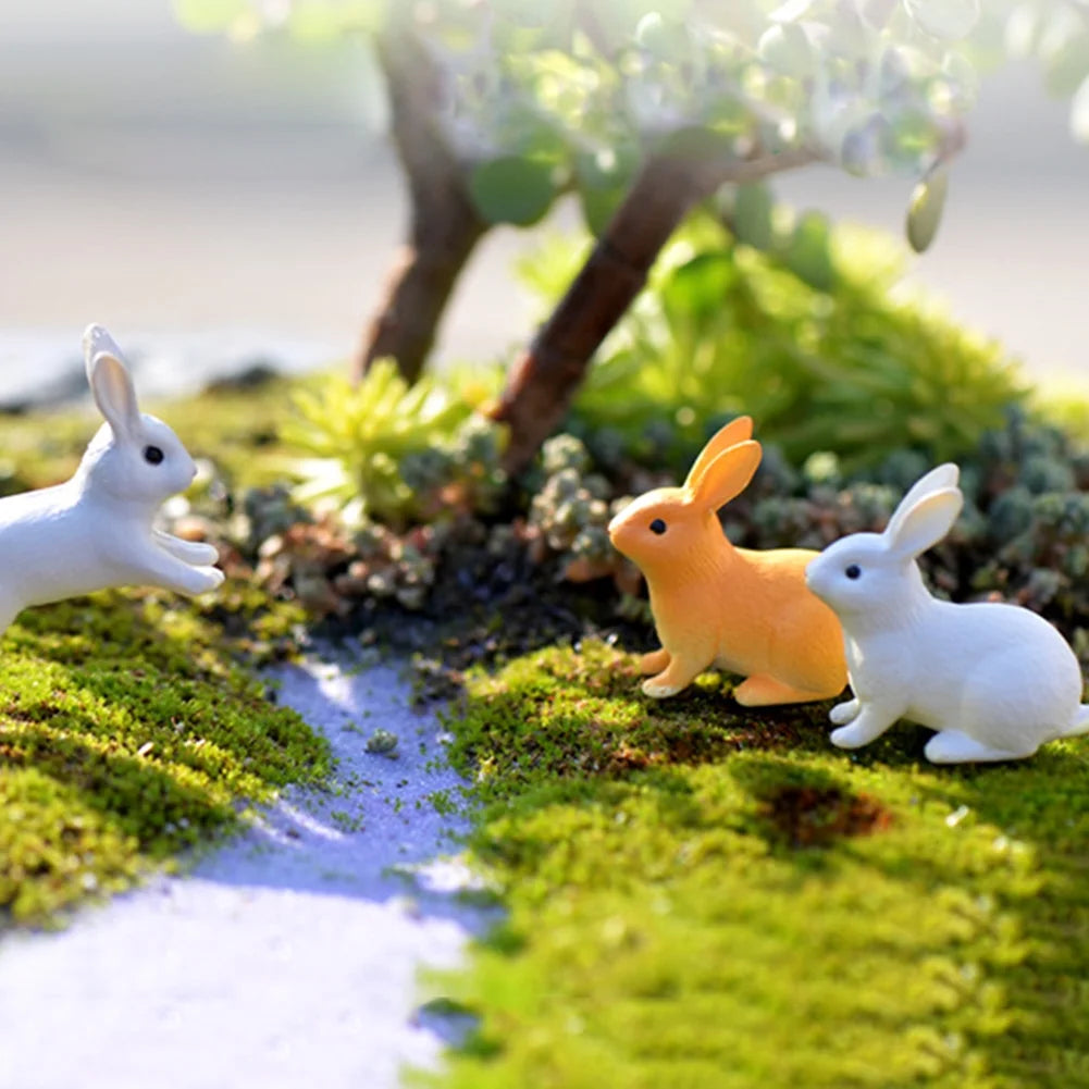 Rabbit Miniature Landscape Garden Decor Ornament Q38237