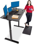 48 Inch Electric Standing Desk, Height Adjustable, Black P37452