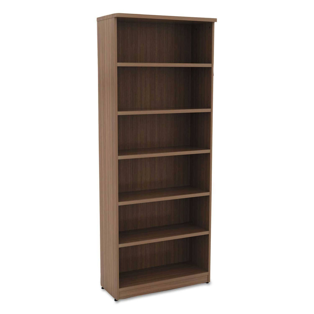 Six-Shelf Walnut Bookcase A622