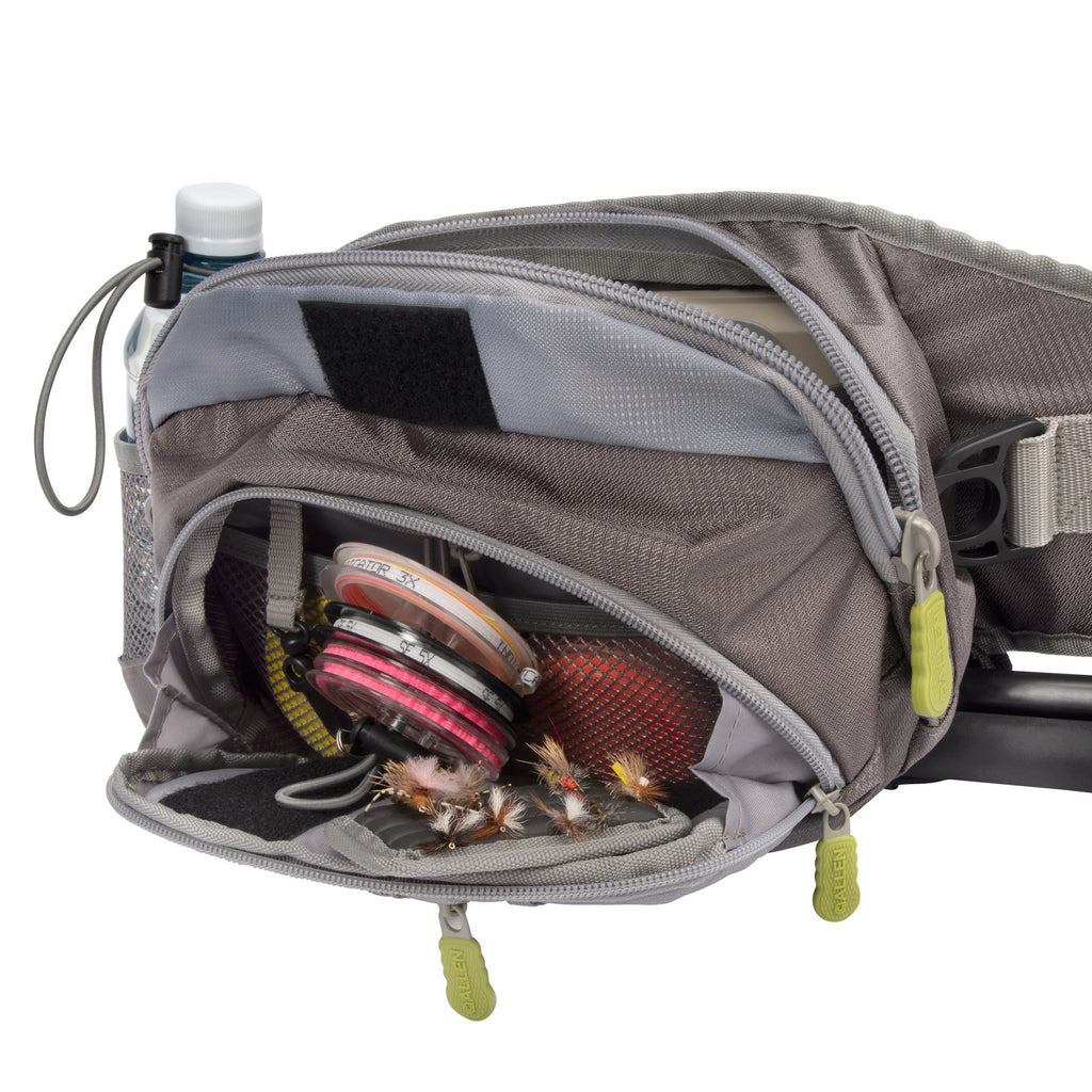 Gray/Lime Fly Fishing Sling Pack U1830