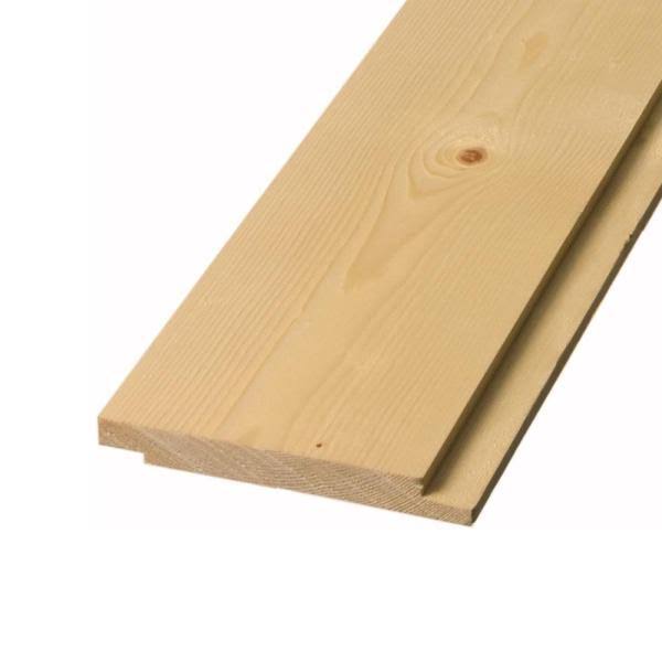 1 in. x 8 in. x 8 ft. Square Edge Pine Shiplap Board (6-Pack) L877