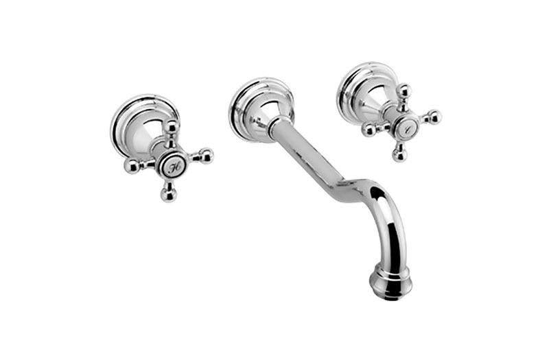 Wall-Mounted Lavatory with Cross Handles G7236