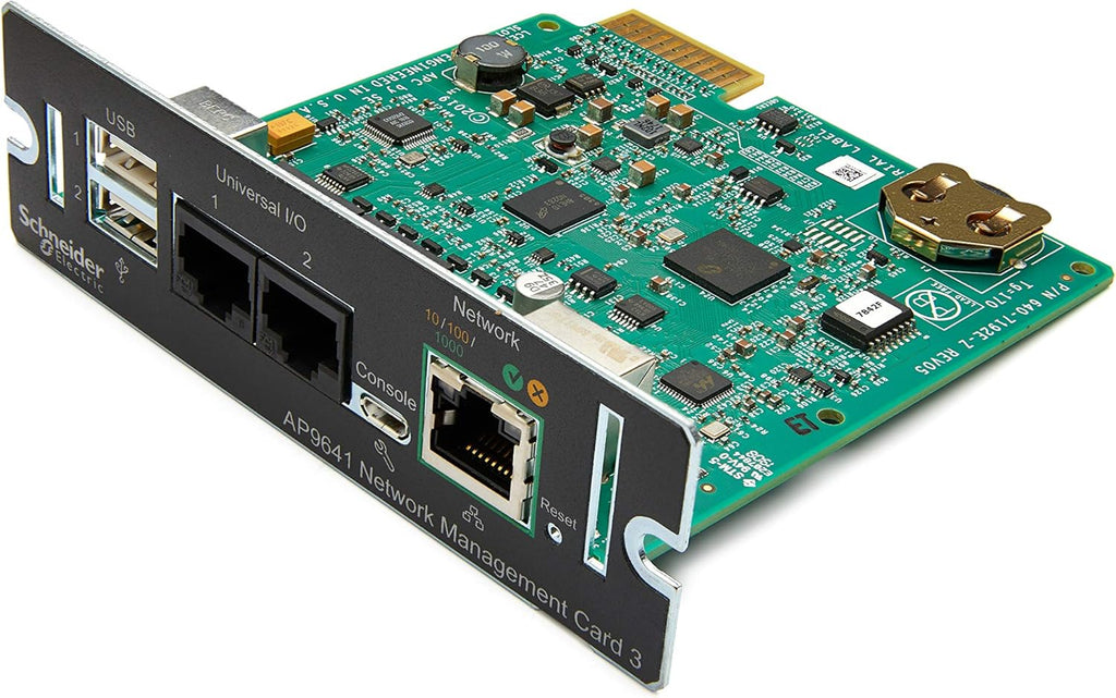 APC UPS Network Management Card 3 with 2 USB Ports and Temperature Monitoring I606628